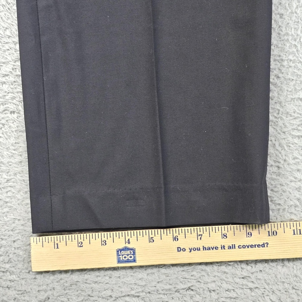 JF J.Ferrar Suit Pants Mens 52x30 Black Ultra Comfort Stretch Big & Tall Dress - Picture 2 of 11